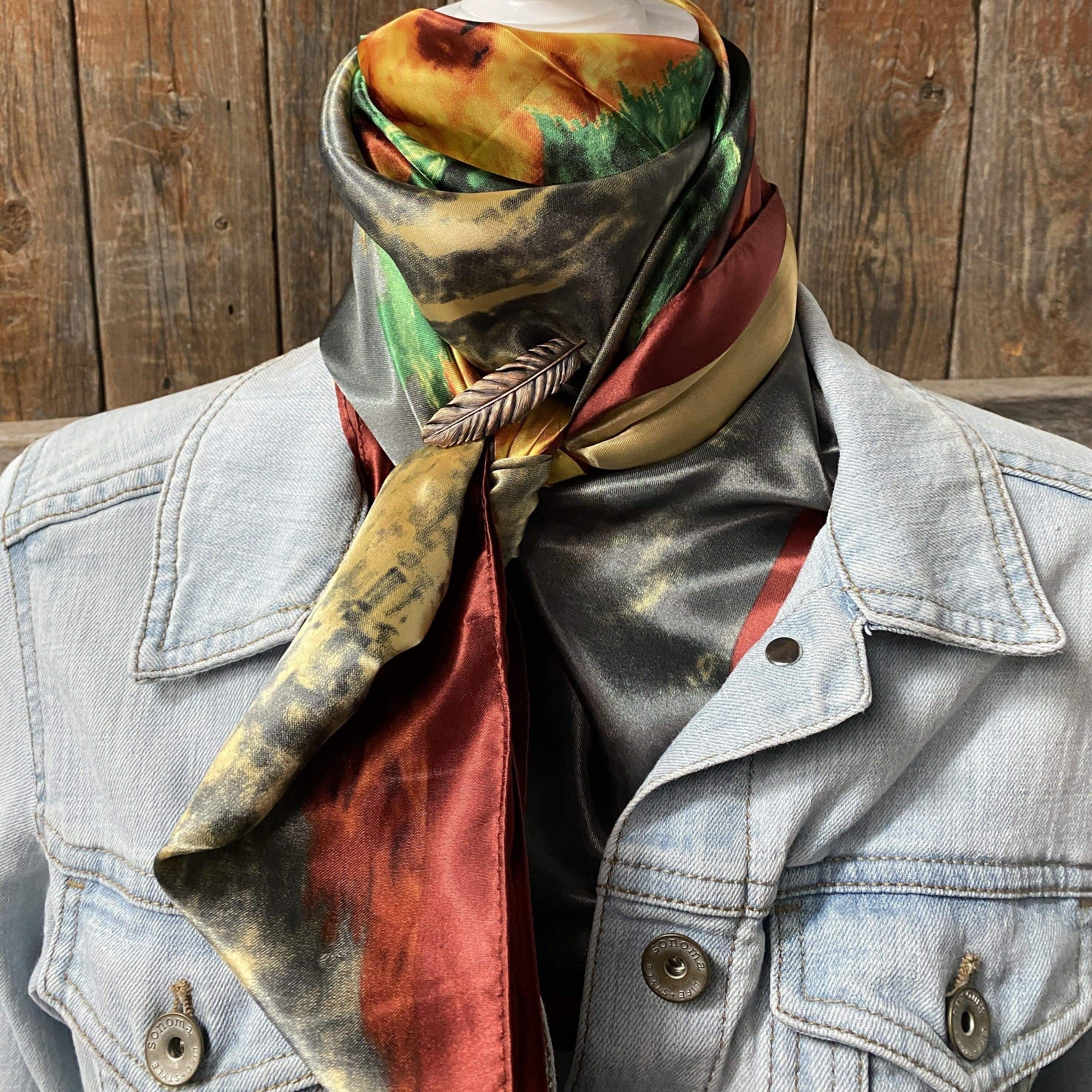 Wild Rags WRC210A Painted Sunflower Wild Rag /Scarf -W169 Slide WRC210A