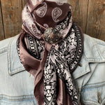 Wild Rags WRC2557A Two Tone Paisley Wild Rag / Scarf -W185 Slide WRC2557A