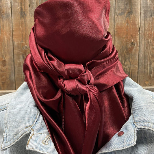 Wild Rags WRS14 Solid Burgundy Wild Rag / Scarf WRS14