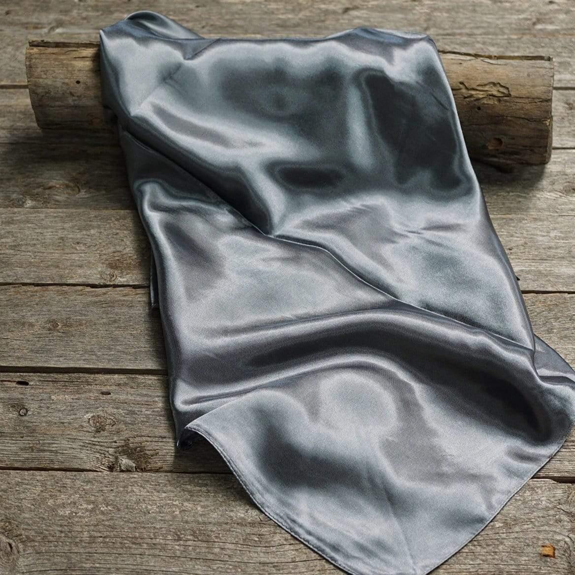 Wild Rags WRS15 Solid Silver / Grey Wild Rag / Scarf WRS15