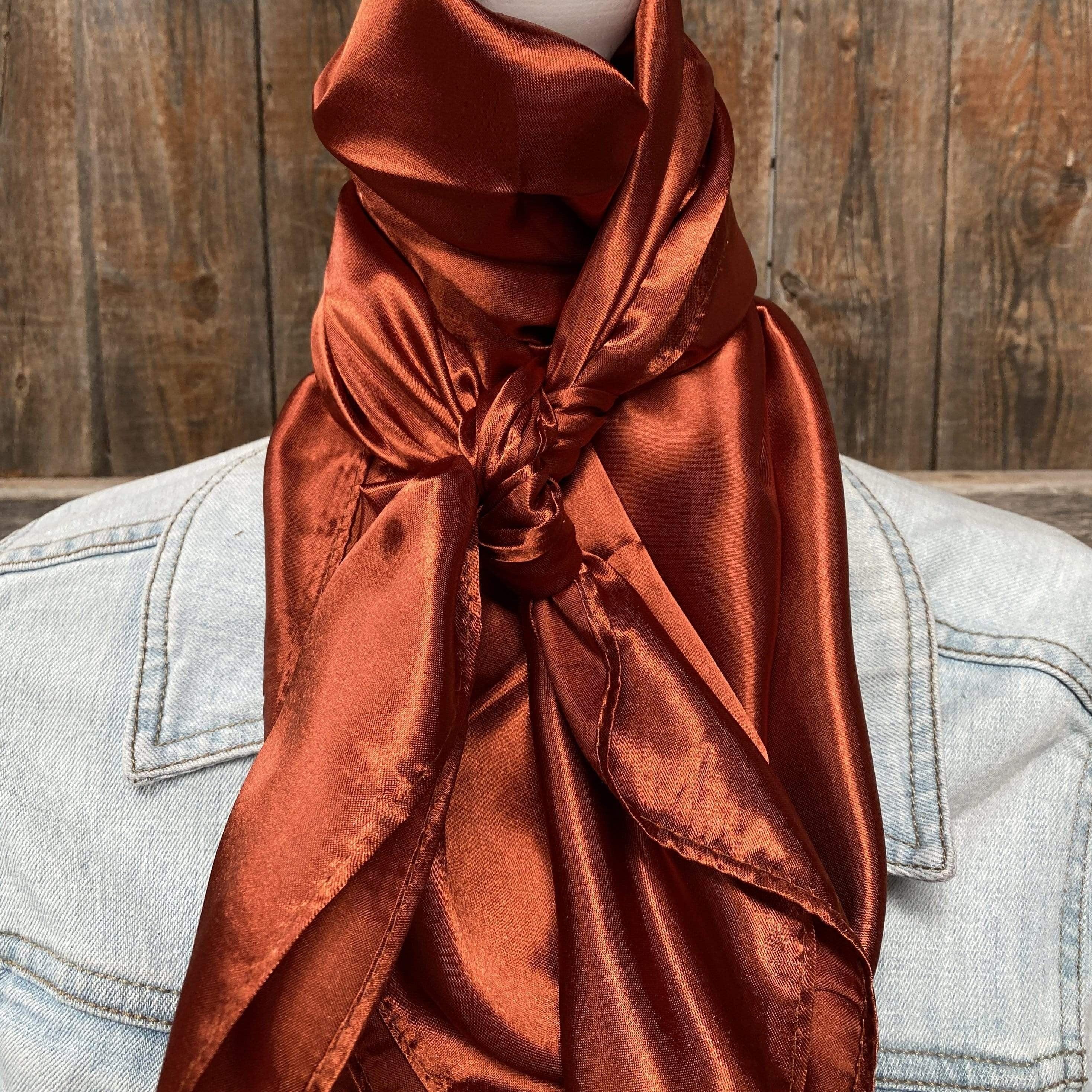 Wild Rags WRS16 Solid Rust Wild Rag / Scarf WRS16