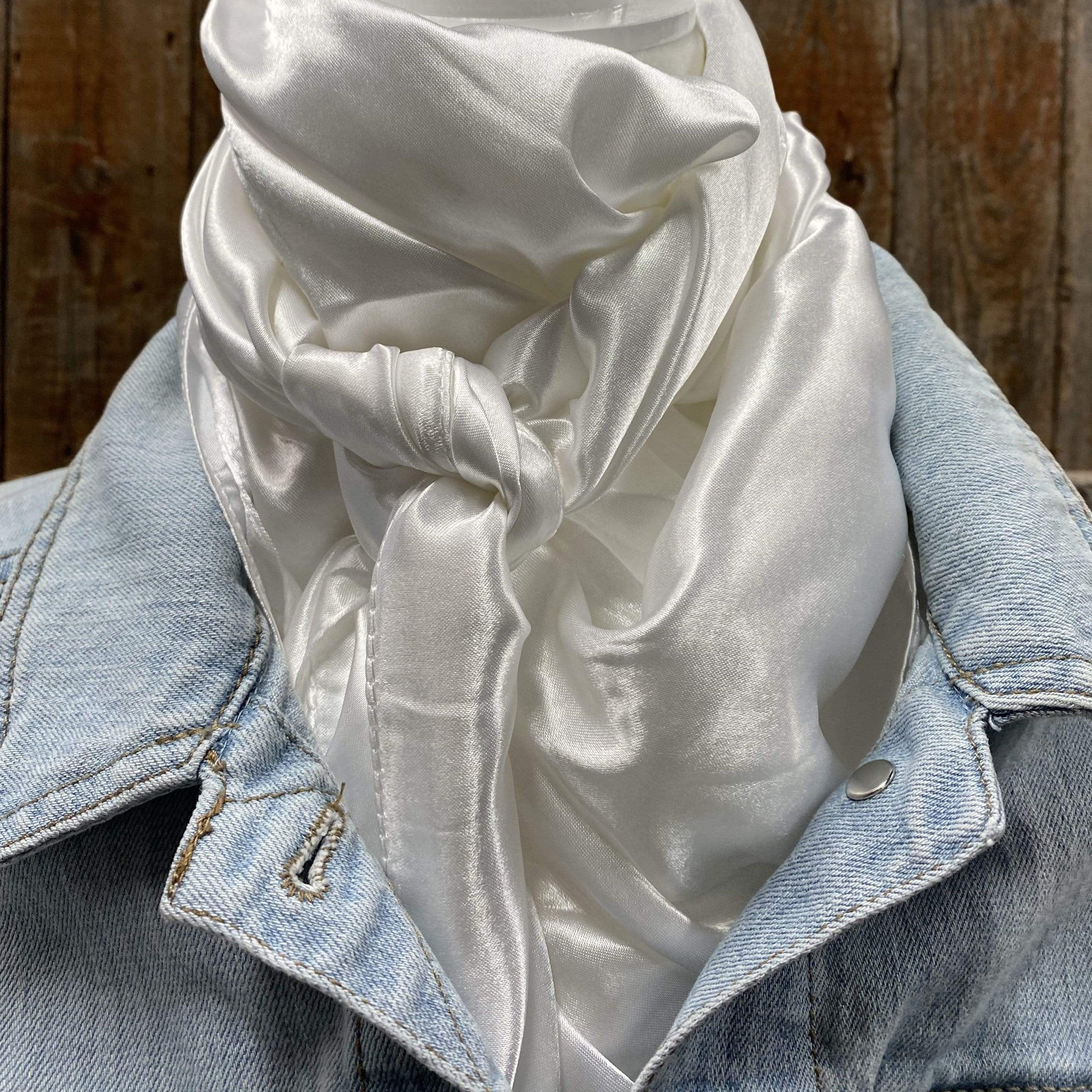Wild Rags WRS3 Solid White Wild Rag/Scarf WRS3