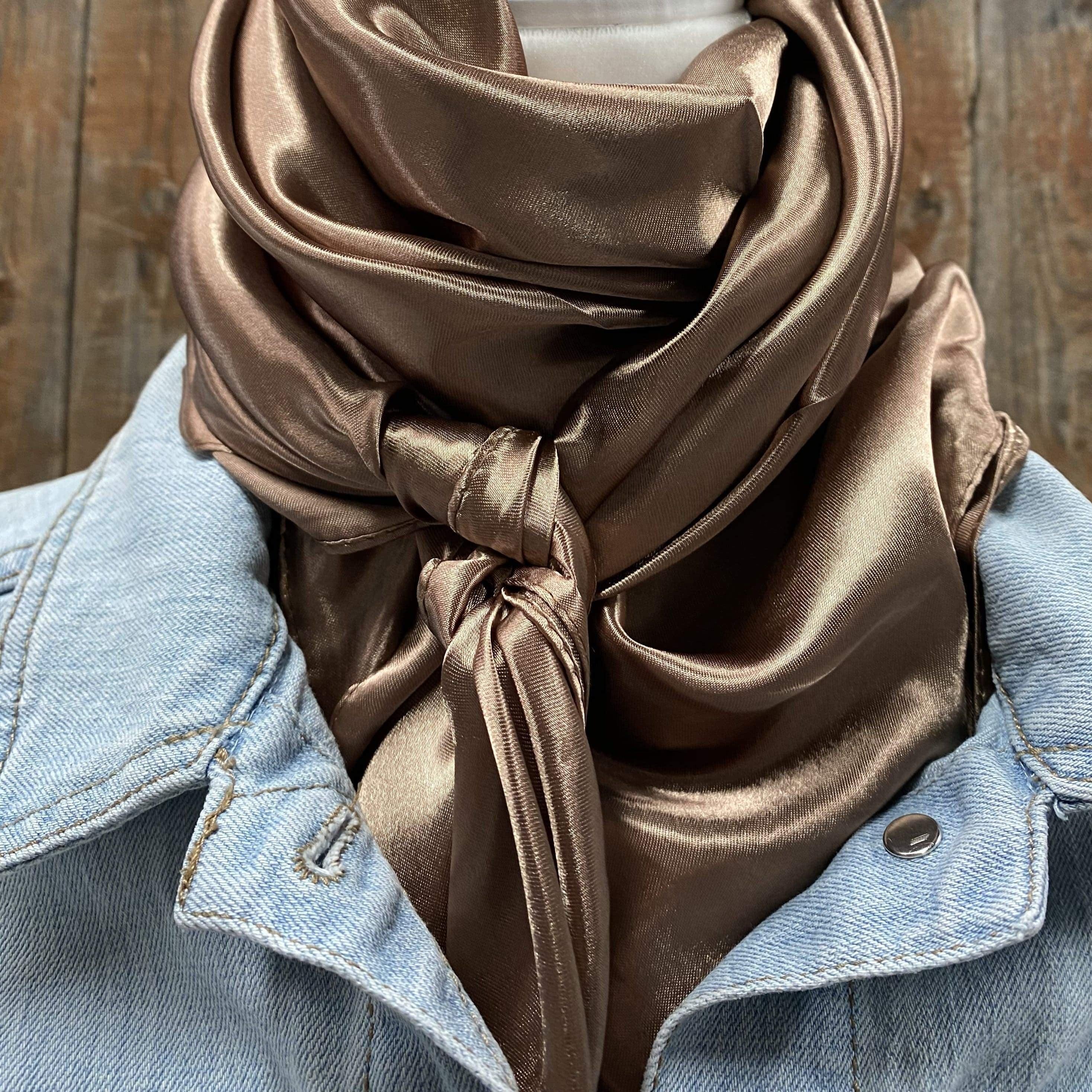 Wild Rag White Shop over 500 wild rags - prints- jacquards - solids- Ships from Texas