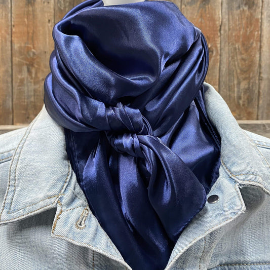 Wild Rags WRS9 Solid Dark Blue Wild Rag / Scarf WRS9