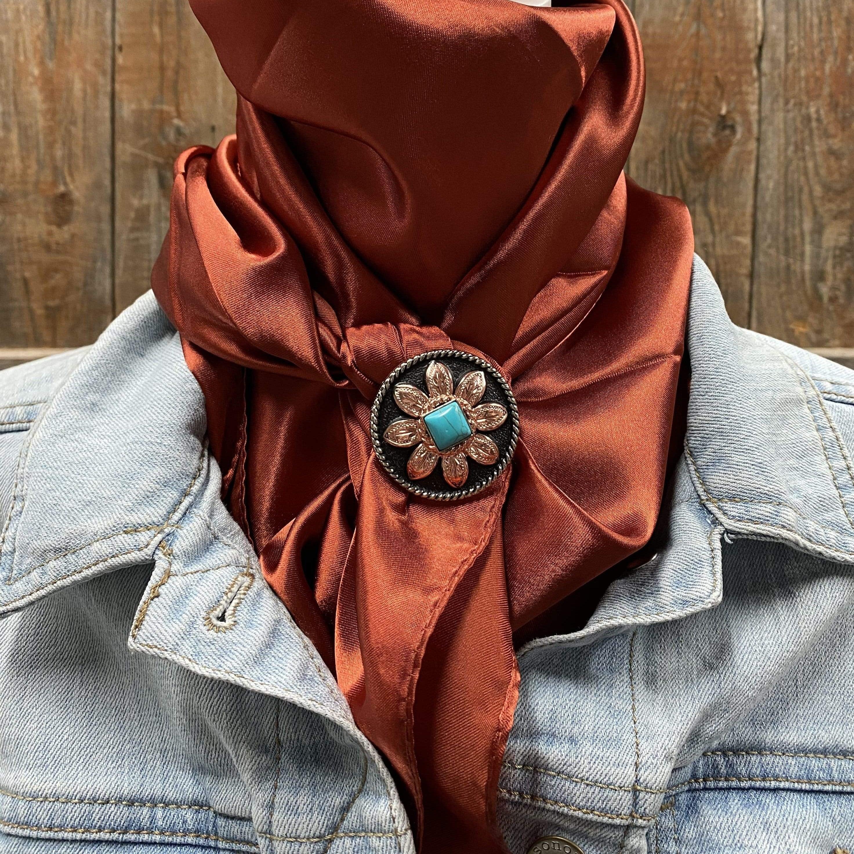 Wild Rags WRSC16B Solid Rust Wild Rag/Scarf - W188L Slide WRSC16B