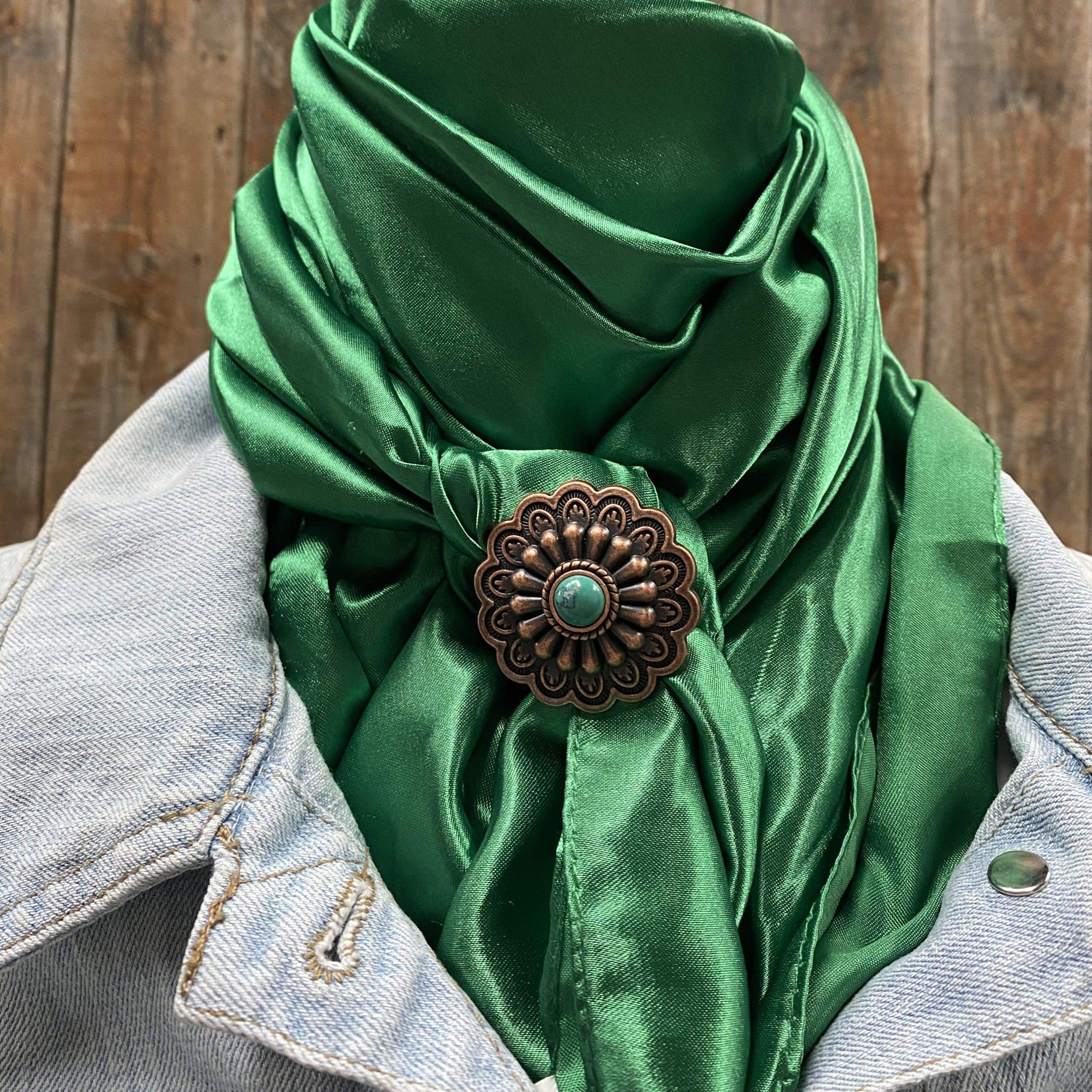 Wild Rags WRSC18B Solid Green Wild Rag/Scarf - W103L Slide WRSC18B