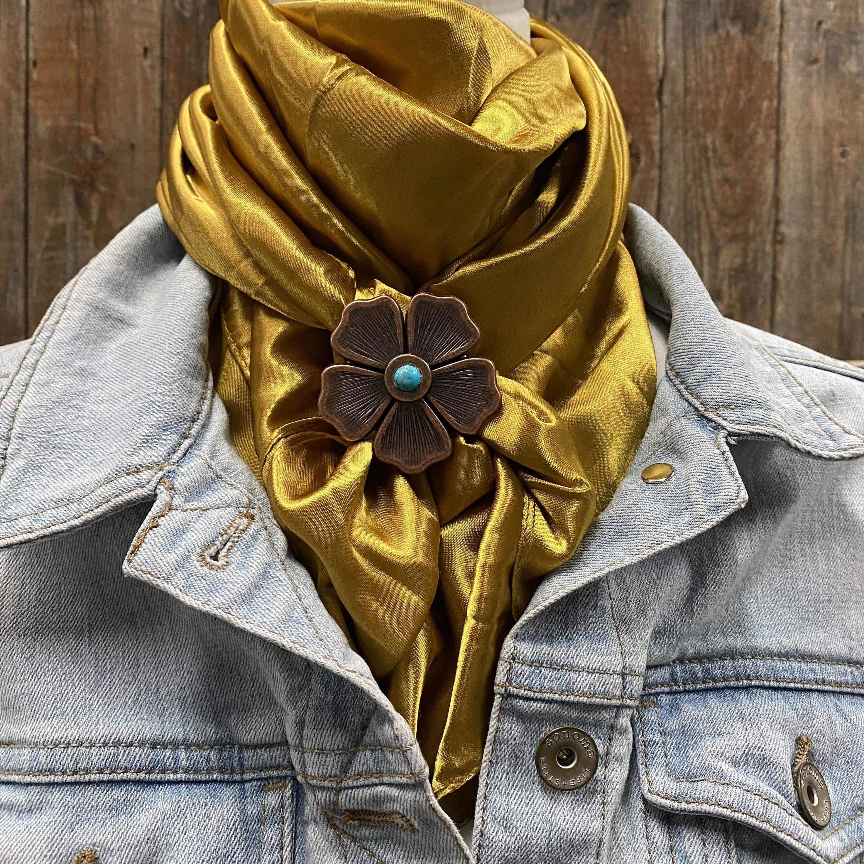 Wild Rags WRSC19A Solid Mustard Yellow Wild Rag/Scarf - W111L Slide WRSC19A