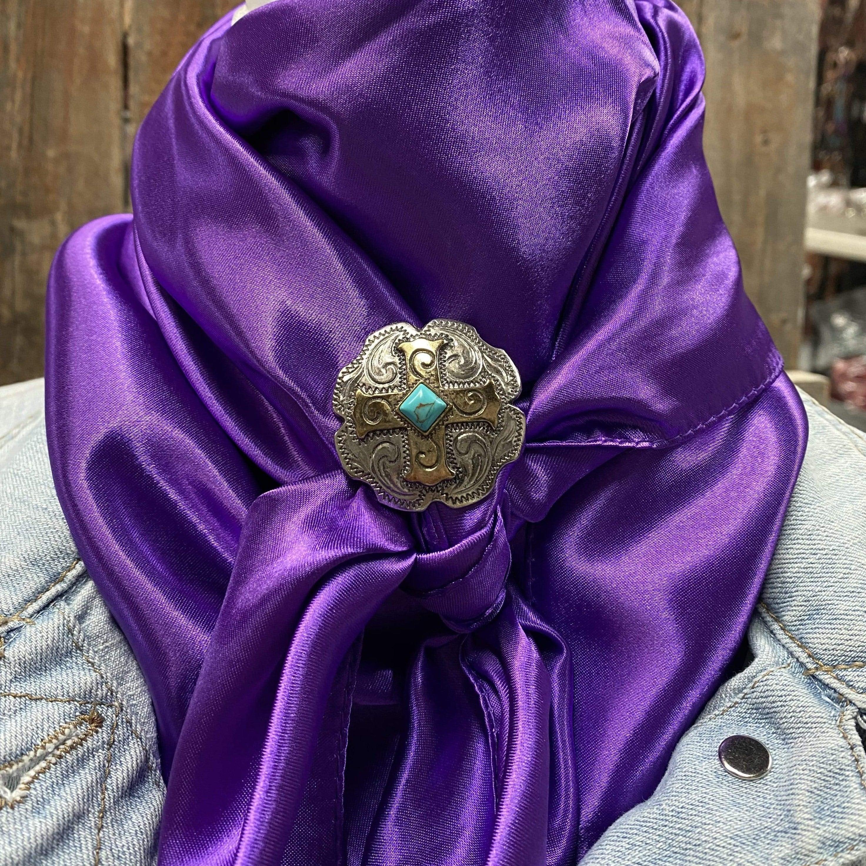 Wild Rags WRSC1D Solid Purple Wild Rag/Scarf - W189L Slide WRSC1D